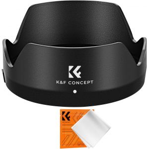 Pare-Soleil ES68 II et Chiffon de Nettoyage Compatible avec Canon EF 50mm f/1.8 STM - Neuf