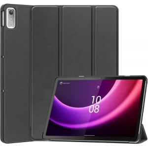 KAL-Coque Pour Lenovo Tab P11 (2Nd Gen) Tb350Fu/Tb350Xu 11,5 Pouces, Flip Cover En Cuir Protection Avec Stand Fonction &Eacute;tui Pour Lenovo Tab P11 2Nd Gen Tablet,*Noir - Neuf