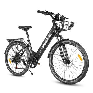 V&eacute;lo &Eacute;lectrique Samebike Rs-A01 Pro 26 Pouces 500 W 36 V 15 Ah Autonomie Maximale 90 Km Homme/Femme Shimano 7 Vitesses - Noir - Neuf