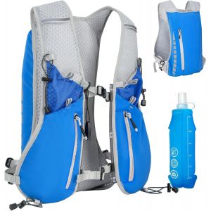 Sac À Dos De Course Ultraléger,Gilet Running Avec Bouteille D'eau De 500 Ml,Sac À Dos D'hydratation,Réfléchissant Gilet Course A Pied Femme Homme Pour Marathon,Cyclisme,Plein Air.[T289] - Neuf