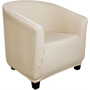 Stretch Baril Président De Couverture De Couleur Unie Baignoire Housses De Chaise Spandex Fauteuil Canapé Couvercle Amovible Canapé Meubles Protecteur De Bras Président De Couverture - Neuf