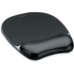 DDA-Tapis de Souris Repose Poignet Crystal Gel, Tapis de Souris Ergonomique, en Gel Transparent Noir - Neuf