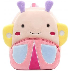 Sac &Agrave; Dos De Dessin Anim&eacute; Pour Enfants, Sac D'&eacute;cole Pour Enfants En Bas &Acirc;ge, Mignon Animal De Dessin Anim&eacute;, Sac &Agrave; Dos Pr&eacute;scolaire, Cadeau Pour Enfants Gar&ccedil;ons Filles, Papillon - Neuf