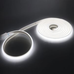 Lumi&egrave;re Au N&eacute;on Led Cob, Ruban Led Flexible N&eacute;on Bande Led 230v Ip65 Etanche Bande Lumineuse Super Lumineux 288 Leds/M Pour Int&eacute;rieur/Ext&eacute;rieur (Blanc, 30m)[Rub9221710] - Neuf