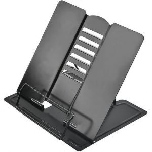 Étagère À Livres En Métal Pliable Et Réglable Support De Lecture Pour Ipad,Tablette,Recettes,Bureau,6 Angles Réglables 20 * 19cm - Neuf