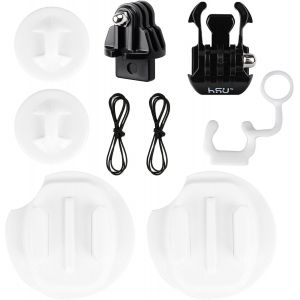 Fixation Sur Planche De Support De Surf Pour Gopro Hero 12/11/10/9/8/7/6/5/4/3/3+ Comprend Un Câble De Sécurité Et Une Attache Fcs Verrouillable[GOP6250641] - Neuf