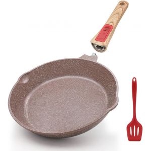 Checarzhn--No1-Poêle À Frire Antiadhésive En Céramique 26 Cm, Poêle En Céramique Saine Avec Poignée Amovible, Four & Lave-Vaisselle, Pfas Pfoa & Ptfe Libre - Neuf