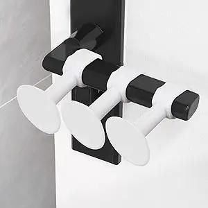 Arrêt de porte (3 pc)(Blanc), Mur de Protection, Poignée de Porte Anti-Collision, la Porte de l'Armoire Anti-Collision, Poinçon-Porte sans s'Arrêter, pour la salle de Bains P - Neuf