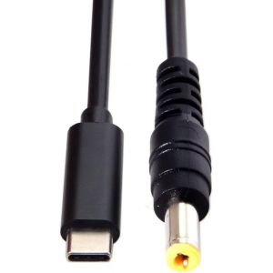 TTA-Câble USB Type C vers DC Jack Cordon 5,5 * 2,5 mm Câble USB pour Ordinateur Portable DC18-20v PD - Neuf