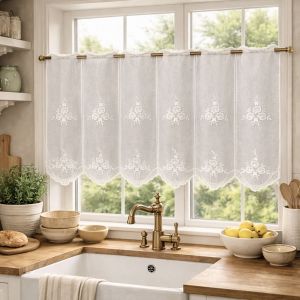 Brise Bise En &Eacute;tamine Fantaisie Brod&eacute;e - Neuf