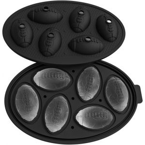 Kal-Moule Glaçons, Bac A Glacons Silicone, Moule À Glaçons En Forme De Boule En Silicone Moules À Glaçons 3d Bac Glacon Bac À Glaçons En Forme De Rugby Pour Cocktails Et Bourbon - Neuf
