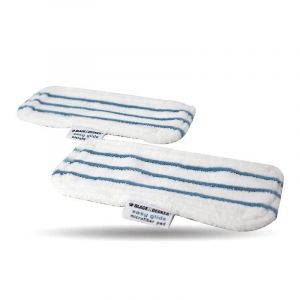Lot de 6 microfibres lavables pour balais vapeur Black & Decker FSMP20, FSMH1321JMD, FSM1500, FSM1600, FSM1610, FSM1620, FSM1621, FSM1630, FSMH162 - Neuf