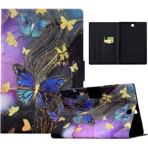 Coque Pour Samsung Galaxy Tab A 9.7 8.7 Pouces (Sm-T550/Sm-T555) Tablette Housse De Protection,Cuir Pu &Eacute;tui Cover Case Pour Samsung Galaxy Tab A 9.7,Papillon Dor&eacute;[Coq9125755] - Neuf