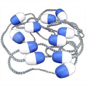 Corde de sécurité flottante de 5 m pour piscine,séparateur de ligne de couloir de nage,équipement de séparation de piscine durable - Neuf