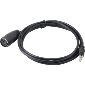 VornixorSarlshop-C&acirc;ble MIDI DIN 5 broches 3,5 mm, TRS st&eacute;r&eacute;o m&acirc;le vers connecteur DIN 5 broches, adaptateur audio professionnel de qualit&eacute; sup&eacute;rieure pour syst&egrave;mes st&eacute;r&eacute;o Bang & Olufsen, Naim, Quad - Neuf