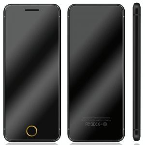 Téléphone Portable 1.54 Pouces Dual SIM Bluetooth FM Anti-Perte Or Noir YONIS - Neuf