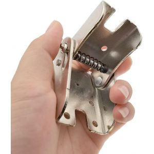Lot de 2 verrous de charni&egrave;re pliables autobloquants &agrave; 90 degr&eacute;s, pieds de table et de chaise, support pliable en acier, charni&egrave;re cach&eacute;e, - Neuf