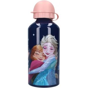 Gourde pour fille Gabby-Aluminium-Pour enfant-Cr&egrave;che-Maternelle-Ecole-Vacances-Repas-19 cm-500 ml-Hydratation-Id&eacute;e Cadeau-Gabby's Dollhouse-Bleu/Violet - Neuf
