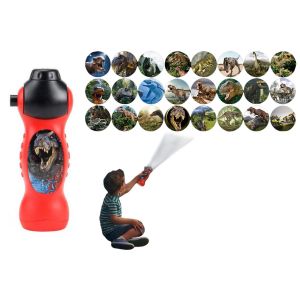 Lampe Torche Projecteur Dinosaure Pour La D&eacute;coration De Chambre D'enfant Avec 24 Images Et Disques De Diapositives - Neuf