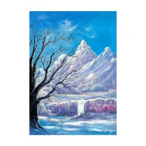 Peinture Diamant Adhésive Faite À La Main Pour Salon Moderne (4 Saisons) Printemps, Été, Automne Et Hiver Paysage Arbre Spot Décoratif Peinture Diamant - Neuf