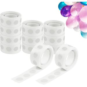 Ayuhr-Bande De Ballon Arche Kit, 1200pcs Trou Double Chaîne De Ballon Et Trou Unique Chaîne De Ballon Et Points De Colle De Ballon Pour Décoration De Noël, Mariage, Fête D'anniversaire - Neuf
