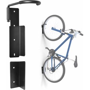 Porte-vélos mural vertical rotatif à 90 degrés - Neuf