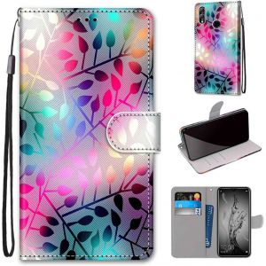 Kal-Coque Etui Pour Huawei P Smart 2019 / Honor 10 Lite Étui Housse En Cuir Avec Carte Fente, Fonction Support Fermeture Magnétique Coque Compatible Pour Huawei P Smart 2019 / Honor 10 Lite - Neuf