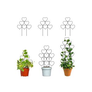 Tuteur m&eacute;tallique empilable pour plantes grimpantes - Usage int&eacute;rieur et ext&eacute;rieur - Neuf