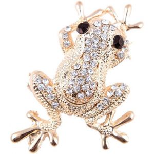 Broches En Cristal En Forme De Grenouille, Bijoux Vintage, Cadeaux Pour La Saint-Valentin, Un Mariage, Un Anniversaire, Un Festival, Pour Femmes Et Filles, Cadeaux Élégants Et Populaires - Neuf