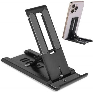 Mdy-Support Téléphone Bureau Réglable Pliable, Support De Téléphone Portable Compatible Avec Tous Les Téléphones Portables Repose Telephone Pour Téléphone Liseuse Et Tablette - Neuf