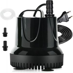 Mini Pompe Aquarium, 40w 2500l/H Pompe A Eau Submersible Pompe Fontaine Pour Étang Fish Tank Pour Jardin, Aquarium, Étang, Fontaine - Neuf