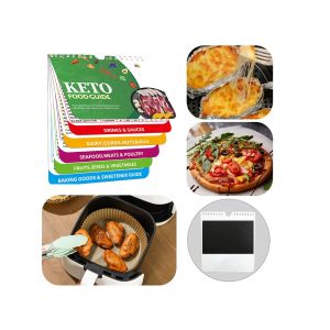 Guide De Cuisine Magn&eacute;tique Pour Friteuse &Agrave; Air Chaud Et Tableau Des Aliments C&eacute;tog&egrave;nes - Neuf