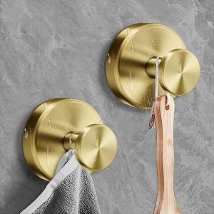 Eryi-Lot De 2 Porte-Serviettes Sans Perçage - En Acier Inoxydable - Avec Ventouse - Extra Solide - Élégant - Pour La Cuisine - Neuf