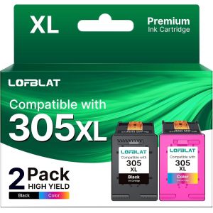 305 305XL Encre Remplacement Cartouche pour HP 305 XL Noir et Couleur Cartouches pour HP DeskJet 2820e 2720e 2722e 2700 2710 2720 4130e 4120e 4110 4120 Envy 6020e 6030e 6010 6010e 6020 6400 - Neuf
