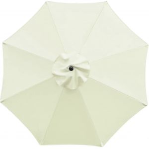 Housse De Rechange Pour Parasol, 8 Baleines, 3 M, Imperm&eacute;able, Anti-Uv, En Tissu De Remplacement - Neuf