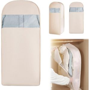 Sjzg-Sac &Agrave; V&ecirc;tements &Agrave; Suspendre, 90 X 60 Cm, Respirants, Avec Fermeture &Eacute;clair Auto-Compressive, Peu Encombrant, Pour Doudoune, Costume, Robes, Manteaux, Vestes - Neuf