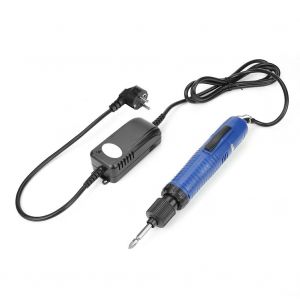Tournevis electrique a tige droite automatique 1/4'', outil pratique, prise UE 220 V - Neuf