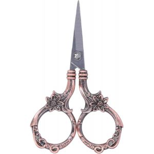 TEPPD-Ciseaux à Broder, petits ciseaux de couture, Ciseaux à broder petit, Ciseaux à Coudre Ciseaux Broderie Style Vintage Petit Ciseaux Outils de Bricolage pour la Couture, le Travail d'art, 9cm - Neuf