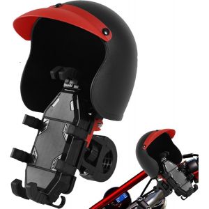 Support De T&eacute;l&eacute;phone Pour Moto | Support Anti-Vibrations Pour Casque De S&eacute;curit&eacute; | Support Moteur Rotatif Pour Guidon De Moto, Tricycle, V&eacute;hicule &Eacute;lectrique - Neuf