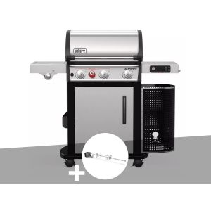 Barbecue gaz Spirit Premium SPX-335 GBS + R&ocirc;tissoire - Weber - Neuf