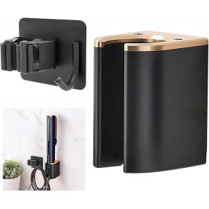 Support De Rangement Compatible Avec Airstrait Ht01 Fer À Lisser,Support Mural Porte Seche Cheveux Sans Percage,Pour Fer À Lisser,Brosse À Lisser,Divers Bâtons Pour Cheveux Bouclés[RAC62410224] - Neuf