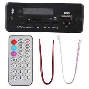 02CABT DX AUX Affichage coloré sans perte FLAC MP3 Bluetooth 5.0 Carte de décodeur d'appel (Noir ) - Neuf