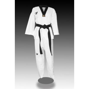 Dorawon, Dobok Taekwondo Brod&eacute; Fight, Col Noir, Taille 170 Cm - Neuf