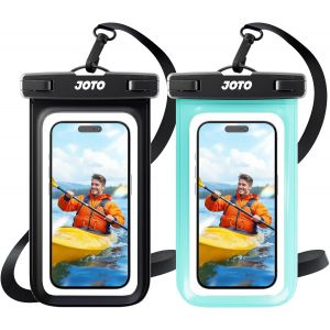 Kal-Pochettes Étanches Smartphone Certifiée Ipx8 Iphone 16/15/14/13/12/11 Plus Pro Max, Xiaomi Redmi Note 13/13 Pro 12 A3, Galaxy A15 A35 A25 A54 A55, Housse Étanche Jusqu'à 7 Pouces -Noir+Vert - Neuf