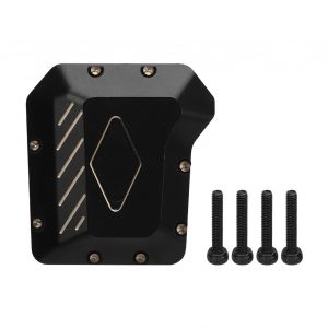 Couvercle De Differentiel Rc, Couvercle D'essieu En Laiton Noir, Resistant A La Rouille Et A L'usure, Pieces De Rechange Pour Voiture A Chenilles Rc - Neuf