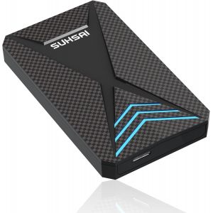 Disque Dur Externe De Jeu 320 Go Avec Lumière Rvb Usb 3.0 Disque Dur Portable Pour Extension De Stockage De Données Disque Dur 2,5 Pour Pc, Ordinateur Portable, Mac, Console De Jeu, Ps4, Ps5 - Neuf