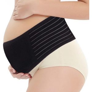 Noire Femme Enceinte Ceinture 120 Cm De Maternité Ceinture Lombaire Et Abdominale De Soutien De Maternité Ceinture De Soutien Pour La Nouvelle Mère Avant Et Après La Naissance De Réduire La Douleur - Neuf