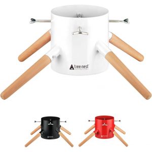 Pied de Sapin de Noël Support Pied de Sapin avec Réserve d'eau - Family Christmas Tree Stand pour Sapin jusqu'à 3m, Tronc de 5 à 13 cm Blanc - Neuf