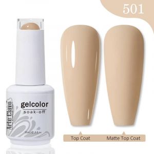 Arte Clavo 15ml Gel Vernis Orange Nail Art Design Couleur Rouge Gel Vernis &Agrave; Ongles Manucure Uv Led Gel Vernis Gellak Couche De Finition Tremper--501 - Neuf