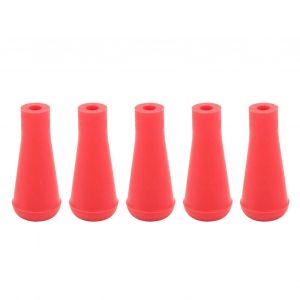 5pcs 6mm Tir À L'arc Flèches Pointes En Caoutchouc Souple Pointes De Flèches En Caoutchouc Pointes Larges Pour La Chasse Tir Flèches Équipement D'entraînement Rouge - Neuf